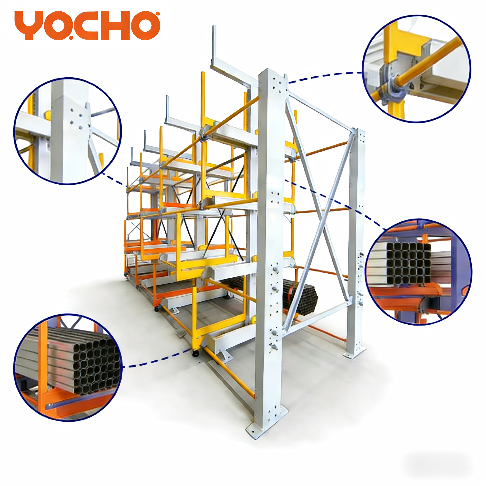 Rak Cantilever Penggunaan Ruang Tinggi